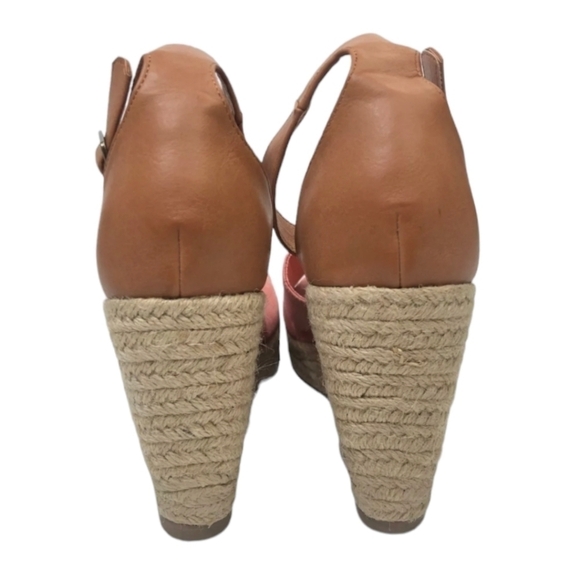 New Matisse Flamingo Wedge blush /tan Espadrille White Lotus Vibes sz 10 - Picture 13 of 14
